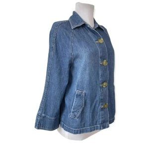 Women's Small Lightweight Button Down Jean